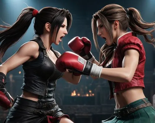 tifa,fisticuffs,counterpunches,fighting poses,Photography,General,Fantasy