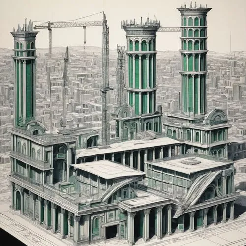 iranian architecture,islamic architectural,ctesiphon,tehran,year of construction 1954 – 1962,the hassan ii mosque,unbuilt,abdali,samaritaine,year of construction 1937 to 1952,schuitema,futuh,masjid nabawi,king abdullah i mosque,medinah,densification,persian architecture,persepolis,amirkabir,schuiten,Illustration,Black and White,Black and White 20