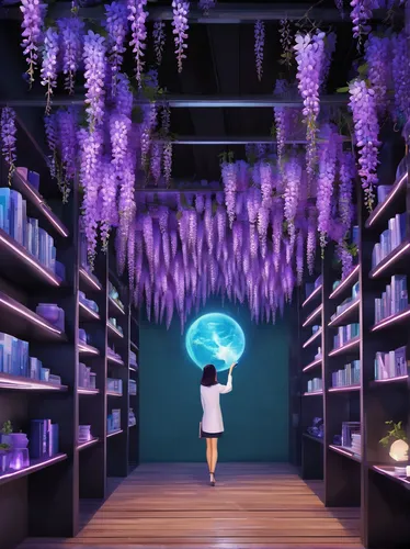 apothecary,pharmacy,aquariums,flower shop,blue room,book store,bookstore,brainstorm,chrysanthemum exhibition,bach flower therapy,crystal therapy,in the pharmaceutical,chidori is the cherry blossoms,wisteria shelf,violet evergarden,aquarium decor,book wall,薄雲,immersed,aqua studio,Conceptual Art,Daily,Daily 24