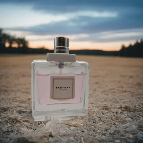 an unopened bottle of perfume on the ground,perfume bottle,parfum,fragrance,parfumerie,guerlain,parfums