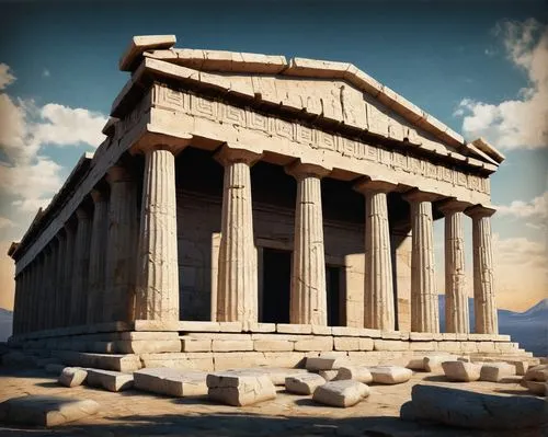 erechtheion,greek temple,propylaea,roman temple,erechtheus,herakleion,acropolis,pergamon,temple of poseidon,artemis temple,temple of diana,the parthenon,capitolium,amphipolis,temple of hercules,messene,parthenon,laodicea,pasargadae,delphi,Conceptual Art,Fantasy,Fantasy 34