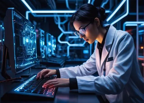 girl at the computer,genocyber,computer science,researcher,man with a computer,women in technology,cryptanalysts,computer tomography,computerologist,nanzhao,cryobank,technologist,supercomputers,cybercriminals,bioengineer,supercomputer,cybertrader,microscopist,zhixue,computerization,Illustration,Realistic Fantasy,Realistic Fantasy 06