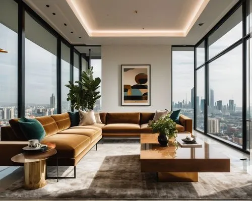 penthouses,modern living room,apartment lounge,livingroom,modern decor,living room,sky apartment,modern minimalist lounge,contemporary decor,minotti,mid century modern,interior modern design,modern room,interior design,great room,family room,sitting room,luxury home interior,modern style,sathorn,Conceptual Art,Sci-Fi,Sci-Fi 17