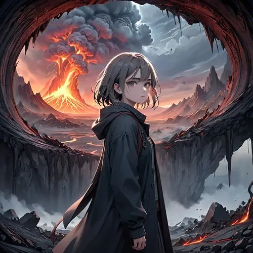 She came to him toward morning.

She entered very carefully, moving silently, floating through the chamber like a phantom,fubuki,meteora,kunitachi,volcanologist,kitaro,lava,chihiro,akutagawa,nyiragong