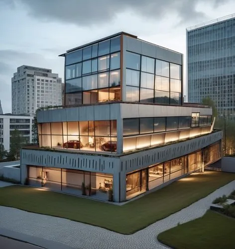 modern architecture,modern office,glass facade,cube house,modern building,cubic house,snohetta,modern house,headquarter,office building,cantilevered,glass building,norisbank,architektur,glass facades,architekten,gensler,office buildings,oticon,bulding,Photography,General,Realistic