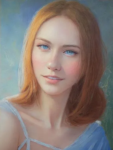 The canvas is filled with a stunning portrait of a beautiful caucasian girl, aged 23 years old, wearing a fiery red dress and holding a bouquet of grapes. Her blue eyes are bright and beautiful, radia