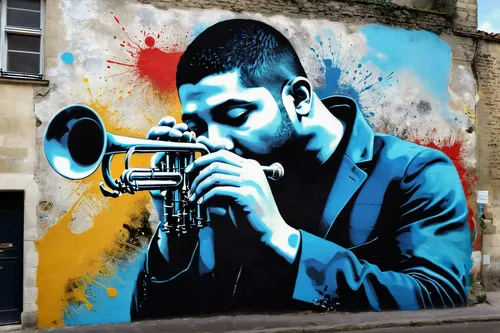 man with saxophone,saxophone playing man,trumpet player,saxophonist,trumpet climber,trumpeter,trumpet gold,drawing trumpet,saxophone player,trumpet,local trumpet,flugelhorn,trumpet-trumpet,gold trumpet,saxophone,trombone player,street art,jazz,urban street art,streetart,Photography,Artistic Photography,Artistic Photography 06