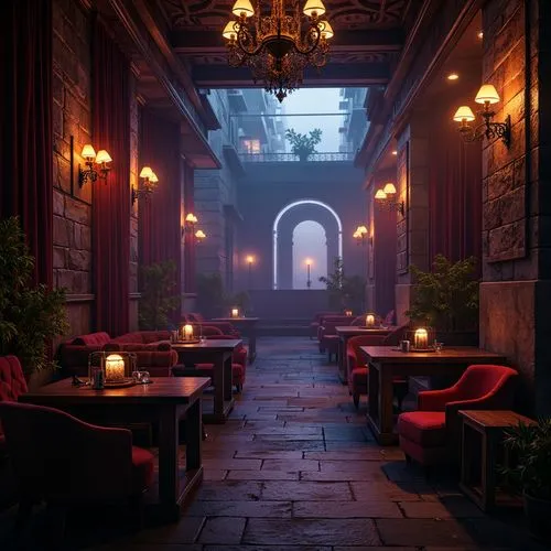 teahouse,alleyway,alley,speakeasy,a restaurant,courtyard,tearoom,bistro,paris cafe,tavernas,alleyways,ambience,evening atmosphere,terrasse,courtyards,patios,martre,gas lamp,terrace,baoli