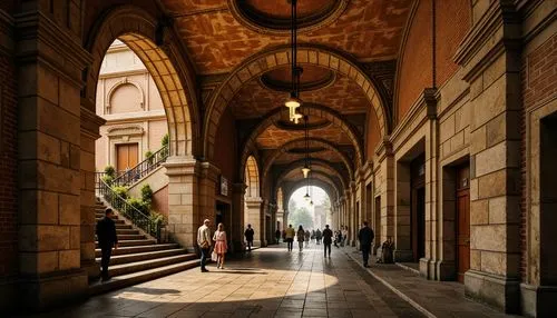 bologna,corridor,arcaded,porticos,guastavino,via della conciliazione,arcades,kunsthistorisches museum,galleria,cremona,pinacoteca,train station passage,cathedral of modena,carreau,mezquita,corridors,sforzesco,mirogoj,eixample,hallway