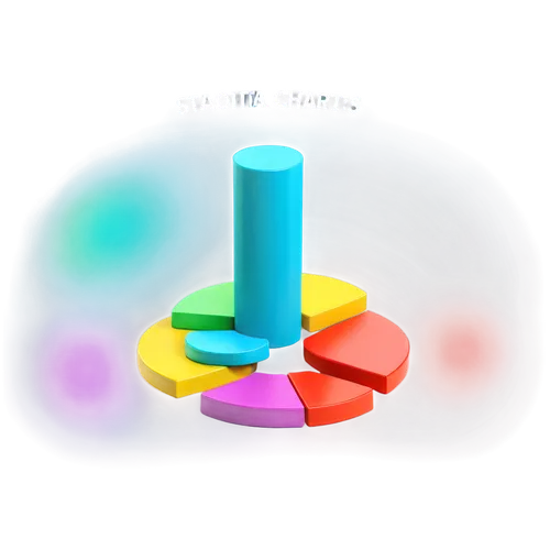 Charts, colorful graphs, 3D bar chart, circular pie chart, statistical diagram, modern flat design, clean background, bold font, various colors, metallic frame, glass effect, reflective surface, softb