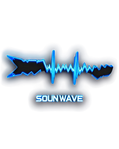 notification, sound wave, digital display, white background, rounded rectangle shape, blue LED light, glowing effect, metallic material, reflective surface, shallow depth of field, high contrast light