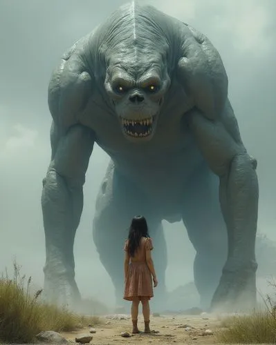 golem,ymir,mondor,ogress,gigantea,gigant,gozu,giant,lodgers,boonmee,wampus,giantkiller,unnamable,colossal,the little girl,goliath,bfg,gigantor,moster,encounter,Conceptual Art,Fantasy,Fantasy 04