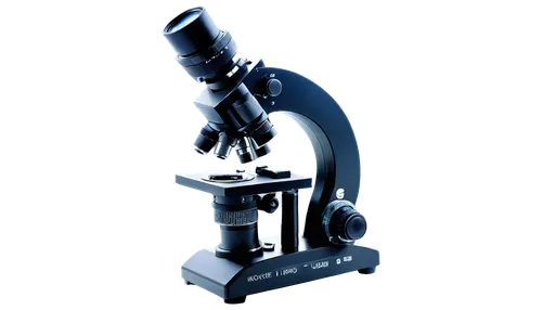 Microscope, laboratory equipment, metallic body, circular eyepiece, adjustable knobs, stage clips, coarse adjustment knob, fine adjustment knob, Abbe condenser, iris diaphragm, objective lenses, brigh