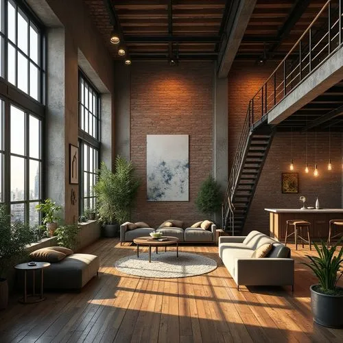 loft,lofts,living room,apartment lounge,modern decor,livingroom,modern living room,contemporary decor,interior design,hardwood floors,interior modern design,penthouses,wooden beams,apartment,home interior,modern room,an apartment,sitting room,great room,3d rendering,Photography,General,Realistic