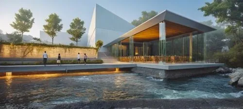 aqua studio,water cube,water wall,spa water fountain,snohetta,acquarium