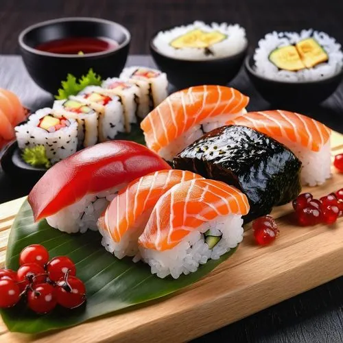 sushi set,sushi japan,sushi plate,sushi roll images,sushi,salmon roll,nigiri,sushi art,japanese cuisine,sushi rolls,sushi roll,sashimi,japanese food,salmon fillet,sushi boat,food photography,surimi,fish roll,nori,japanese meal,Photography,General,Realistic