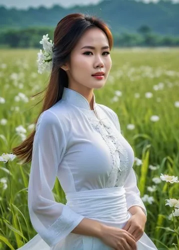 vietnamese woman,ao dai,laotian,miss vietnam,vietnamese,girl in white dress,phyu,inner mongolian beauty,khieu,asian woman,phuquy,xuyen,nghe,mongolian girl,nghi,anh,beautiful girl with flowers,nguyen,huong,cambodiana,Photography,General,Realistic