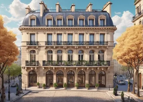 paris balcony,haussman,french building,samaritaine,watercolor paris balcony,haussmann,ritzau,parisian,grand hotel europe,immobilier,paris,faubourg,monceau,corinthia,hotel de cluny,carreau,appartement,meurice,maisonette,maison,Unique,3D,Isometric