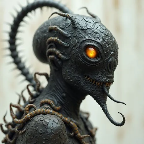 oddworld,dralion,scrap sculpture,black dragon,dagon,gigan