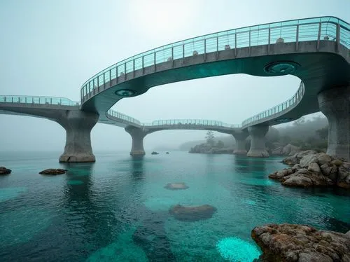 rainbow bridge,skybridge,dragon bridge,bridge,scenic bridge,highway bridge,overbridges,tangshan railway bridge,road bridge,viola bridge,adventure bridge,bridges,futuristic landscape,angel bridge,akashi-kaikyo bridge,the akashi-kaikyo bridge,bridge piers,footbridge,foggy landscape,underwater landscape