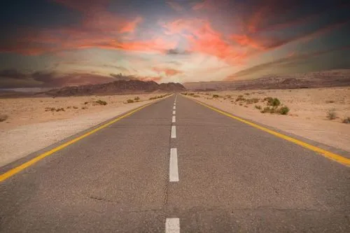 road of the impossible,road to nowhere,straight ahead,long road,vanishing point,open road