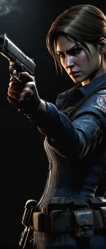 policewoman,woman holding gun,girl with gun,girl with a gun,officer,gunshot,garda,police officer,holding a gun,shooter game,policia,colt,lara,nora,smoke background,agent,cop,agent 13,special agent,policeman,Art,Classical Oil Painting,Classical Oil Painting 03