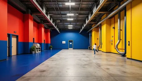 datacenter,color wall,googleplex,three primary colors,warehousing,data center,corridors,datacenters,hallway space,loading dock,warehouse,cardrooms,warehouses,hallway,hallways,factory hall,ikea,enernoc,saturated colors,corridor