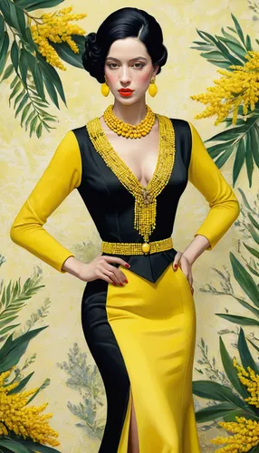 dita,yellow jumpsuit,yellow and black,yellow wallpaper,art deco woman,dita von teese,vintage fashion,yellow chrysanthemum,yellow mustard,yellow tabebuia,yellow background,yellow,acridine yellow,sunflower lace background,yellow rose background,yellow orchid,aurora yellow,helianthus,sprint woman,yellow color,Art,Artistic Painting,Artistic Painting 05