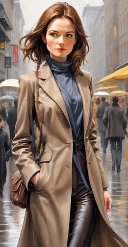 woman walking,woman in menswear,sprint woman,overcoat,girl walking away,women fashion,fashion vector,photoshop manipulation,pedestrian,world digital painting,a pedestrian,trench coat,businesswoman,bussiness woman,menswear for women,white-collar worker,woman thinking,image manipulation,spy,long coat,Digital Art,Comic