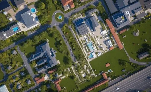 aerial view of the surrounding suburbs and homes,dji spark,aerial view umbrella,yvr,bird's-eye view,digitalglobe,drone image,Photography,General,Realistic