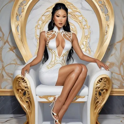 throne,kimora,minaj,maraj,nicki,the throne,latell,cardizem,queen bee,queen,amerie,queenly,oriental princess,queenship,iconically,royalty,rasheeda,zilin,chairwoman,empress,Illustration,Retro,Retro 08