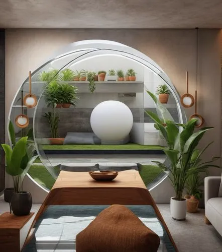 igloo,terrarium,smart home,ufo interior,round window,modern living room,indoor,living room,3d rendering,mid century house,round hut,livingroom,semi circle arch,glass sphere,cubic house,modern room,sky space concept,round house,interior modern design,smarthome,Photography,General,Realistic