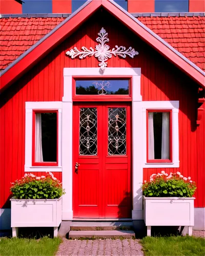 danish house,red roof,scandinavian style,exterior decoration,home door,icelandic houses,the garden society of gothenburg,red barn,front door,garden door,traditional house,dormer window,denmark,swiss house,red paint,wooden house,church door,bungalow,scandinavia,houses clipart,Art,Classical Oil Painting,Classical Oil Painting 31