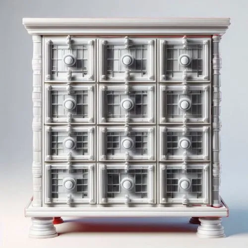 cryobank,corinthian order,chest of drawers,orchestrion,drawers,lockboxes