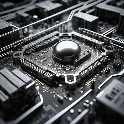 motherboard,fractal design,mother board,circuit board,circuitry,integrated circuit,tilt shift,graphic card,processor,random access memory,random-access memory,cpu,computer component,electronic component,gpu,computer chip,semiconductor,computer hardware,computer chips,complexity,Photography,General,Sci-Fi