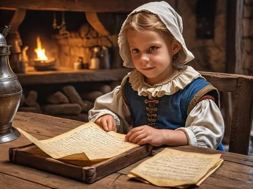 child with a book,girl studying,girl in a historic way,little girl reading,child's diary,child writing on board,children studying,blonde woman reading a newspaper,girl with bread-and-butter,children learning,home schooling,mennonite heritage village,parchment,child portrait,scholar,children drawing,girl with cloth,candlemaker,a letter,learn to write