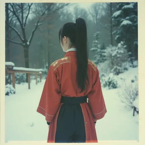 sango,lubitel 2,geiko,red coat,maiko,hakama,Photography,Documentary Photography,Documentary Photography 08