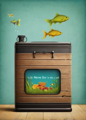 aquarium decor,fish tank,savings box,freshwater aquarium,fish collage,aquarium fish feed,pallet doctor fish,tackle box,fish in water,toy box,aquarium,wall sticker,school of fish,fish pictures,aquarium inhabitants,fishfinder,chalkboard background,fish products,baggage,suitcase,Illustration,Abstract Fantasy,Abstract Fantasy 02