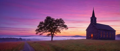 wooden church,black church,the black church,gothic church,little church,foggy landscape,church faith,pilgrimage church of wies,fredric church,vermont,purple landscape,ore mountains,pink dawn,church bells,churches,forest chapel,church religion,island church,church painting,morning mist,Art,Classical Oil Painting,Classical Oil Painting 14