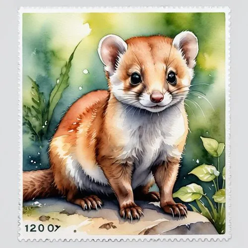 mustelid,mustelidae,a small red panda,lesser panda,ringtail,mustelids,dormouse,cricetidae,furet,treeshrew,martens,watercolour fox,chestnut animal,ferret,treeshrews,wilderotter,polecat,north american raccoon,weasel,digiscrap,Photography,General,Realistic