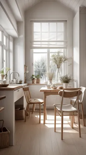 scandinavian style,danish furniture,kitchen & dining room table,wooden windows,kitchen design,danish house,kitchen interior,kitchen table,modern kitchen interior,dining table,toast skagen,danish room,dining room table,modern kitchen,kitchen,vintage kitchen,tile kitchen,breakfast room,wooden floor,3d rendering