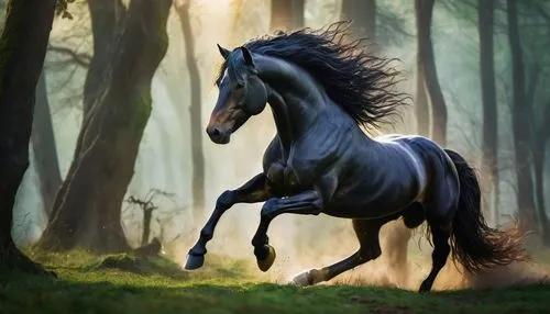 black horse,equine,arabian horse,frison,equus,beautiful horses,horse running,friesian,dream horse,gallop,shire horse,galloping,wild horse,belgian horse,equines,equidae,hest,irish horse,lighthorse,galloped,Conceptual Art,Oil color,Oil Color 21