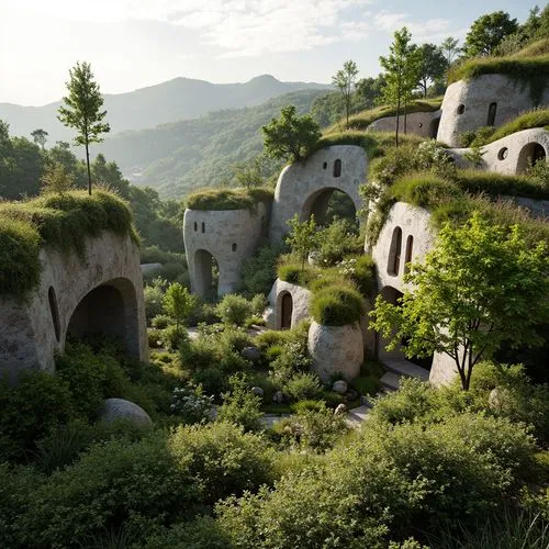 rivendell,hobbiton,mountain settlement,elves country,cryengine,nargothrond,moss landscape,ecotopia,karst landscape,fairy village,tulou,lotronex,theed,labyrinthian,shire,naboo,labyrinth,hinterlands,labyrinths,gondolin