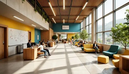 school design,technion,modern office,daylighting,kinsolving,meditech,langara,schulich,offices,boroughmuir,genzyme,macewan,oclc,lecture hall,uoit,collaboratory,phototherapeutics,lunchroom,lecture room,gensler