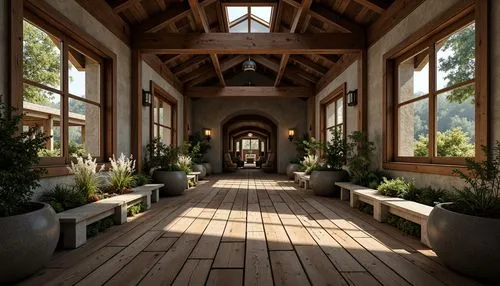 sunroom,wooden beams,breezeway,porch,front porch,verandah,conservatory,verandahs,orangery,verandas,esalen,veranda,hallway,wooden roof,asilomar,wooden windows,cochere,wooden floor,chalet,wood deck