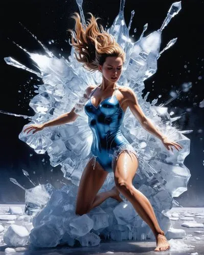 milk splash,ice queen,ice princess,sprint woman,splash photography,iceman,icemaker,figure skater,ice,water splash,figure skating,artificial ice,super heroine,dance with canvases,super woman,splashing,splash,bodypainting,female runner,water splashes,Conceptual Art,Fantasy,Fantasy 20