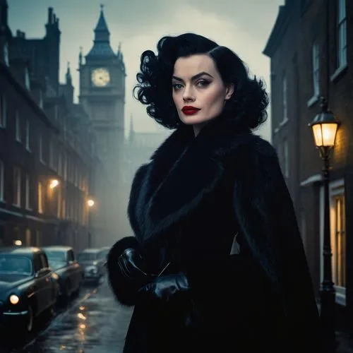 cruella de ville,hedy,dita,knightley,jane russell-female,film noir,countess,vampira,cruella,british actress,gothic woman,duchesse,femme fatale,vesper,greatcoat,hathaway,tuppence,zatara,overcoats,selina,Art,Artistic Painting,Artistic Painting 41