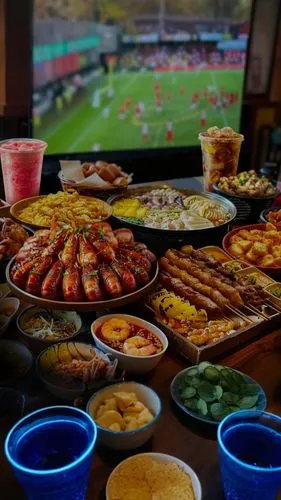 concessions,football,thanksgiving background,kotla,sportsnight,filipino barbecue,fooball,buffet,tailgate,yatai,food platter,concession,chinnaswamy,mariscos,nfl,sports wall,gridiron,taquerias,platter,f