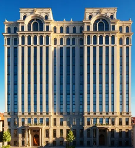 the brown building has many windows and a roof,kempinski,rotana,lubyanka,grand hotel europe,caesars palace,palazzo,Photography,General,Realistic