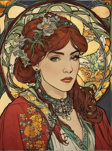 Nicole Cross - Awesome (Official Video) - YouTube,mucha,art nouveau,art nouveau design,art nouveau frame,alfons mucha,art nouveau frames,merida,celtic queen,girl in a wreath,vanessa (butterfly),flora,